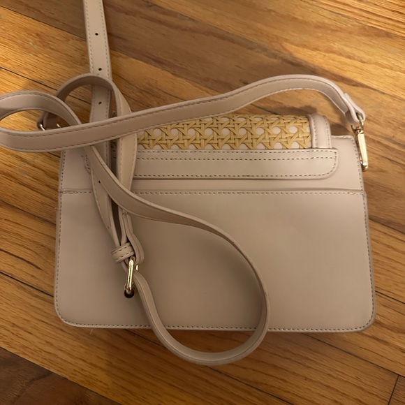 Tan Woven Leather Crossbody Bag - Picture 3 of 3